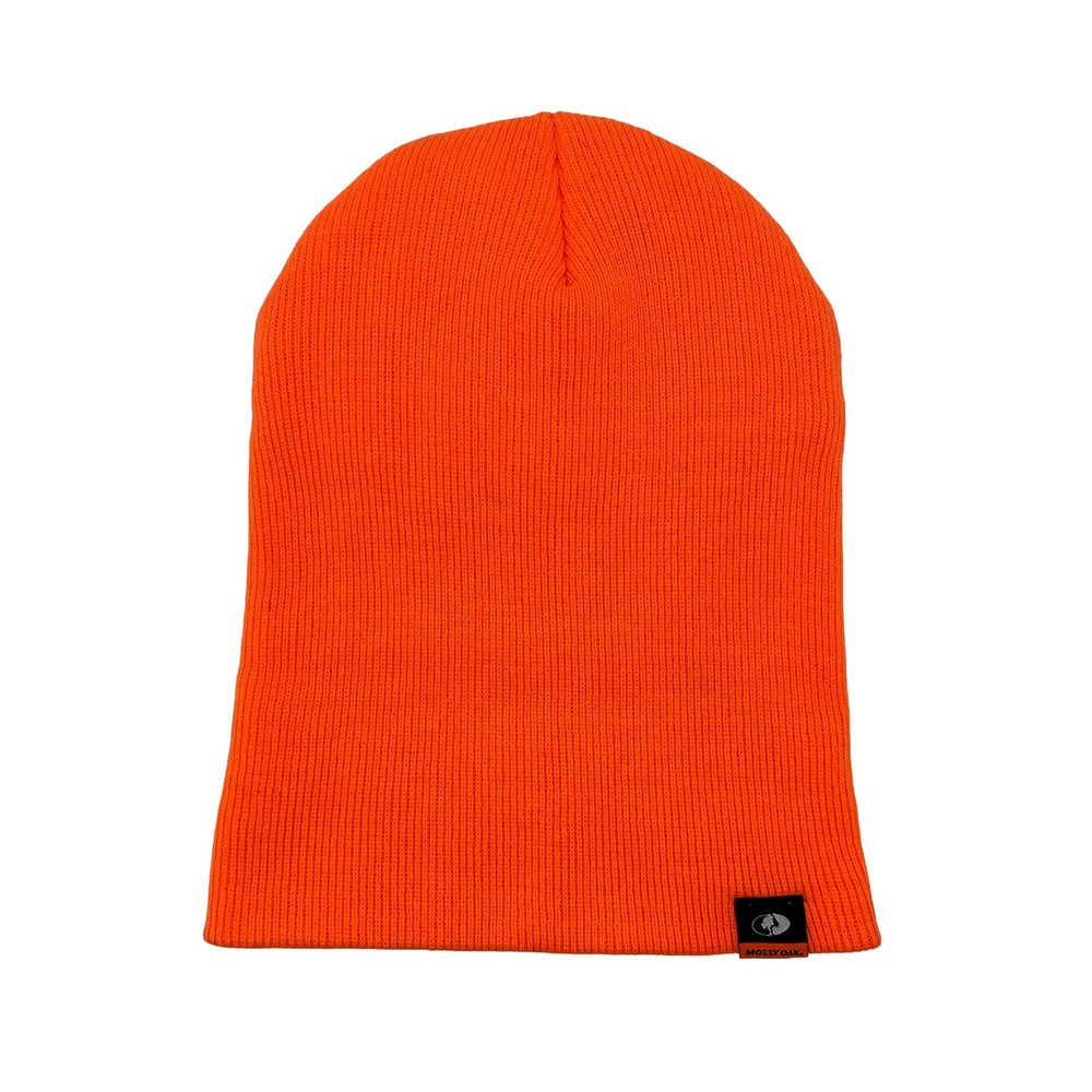 MOSSY OAK Winter Beanie •‎ bright neon orange • Winter hunting casual